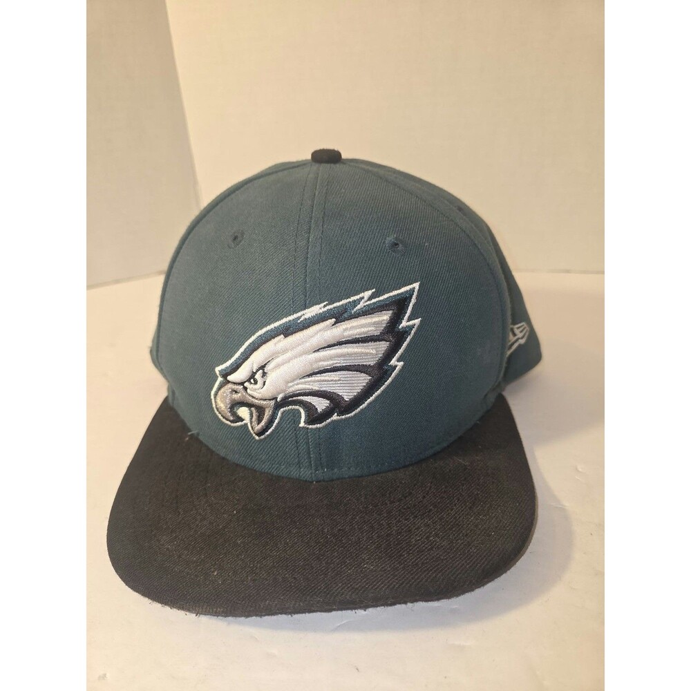 New Era 59Fifty NFL Philadelphia Eagles Green Fitted Hat Size 7.5
